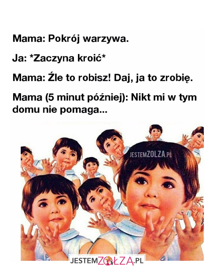 Pokrój warzywa...