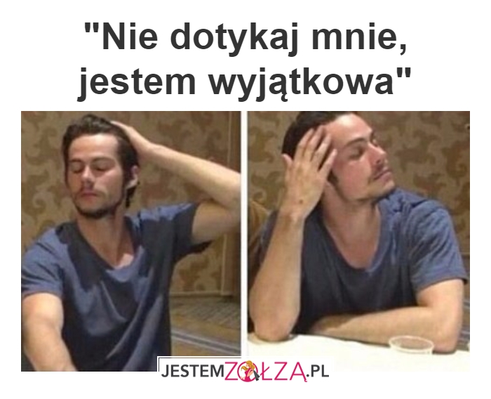 nie dotykaj