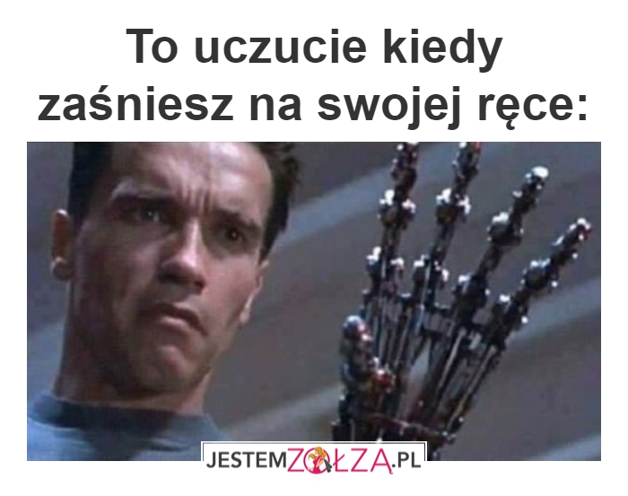 gdy zaśniesz na ręce