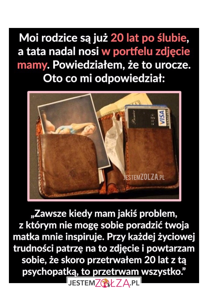 Moi rodzice są już 20 lat...