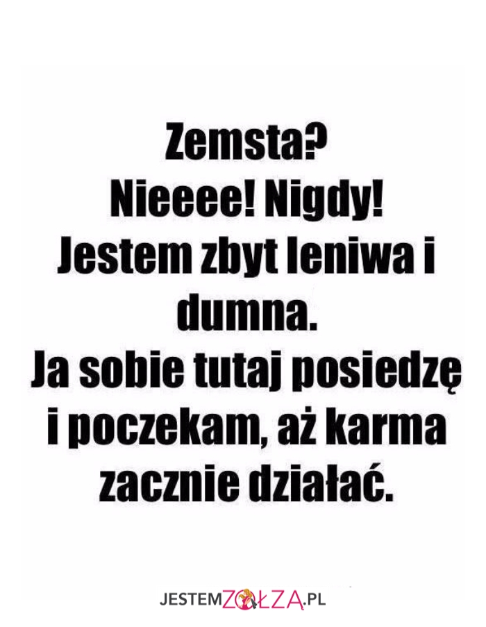 Zemsta?