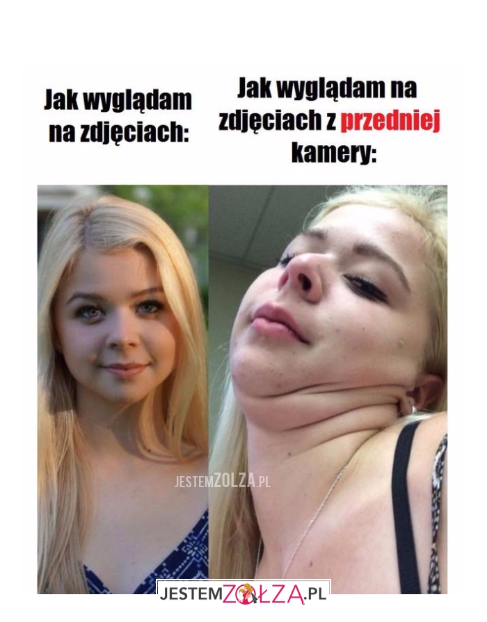 Jak wyglądam na zdjęciach...