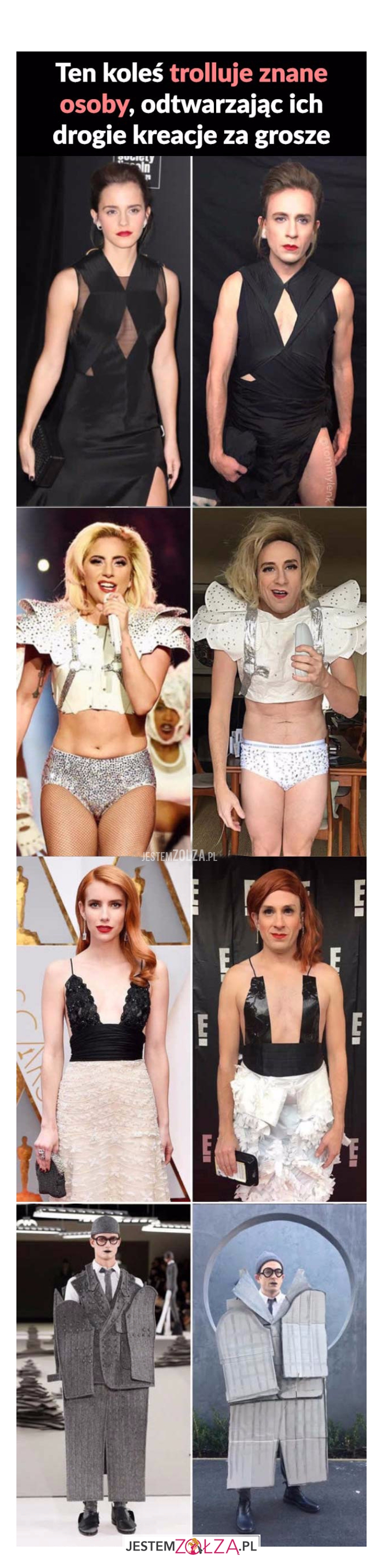 Ten koleś trolluje...