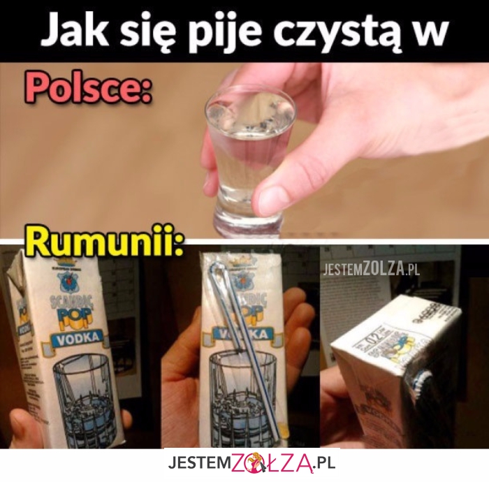 Jak się pije czysta