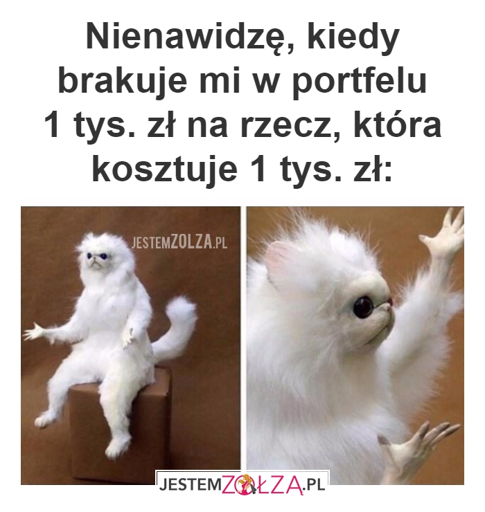 Nienawidzę, kiedy brakuje...