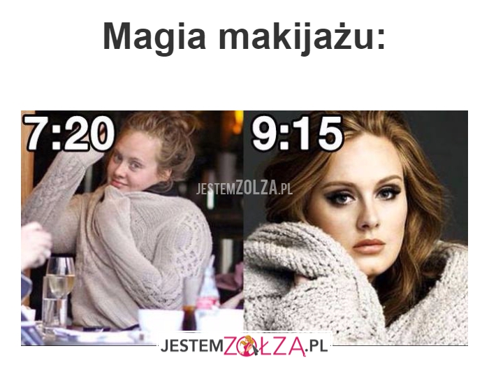 Magia makijażu...