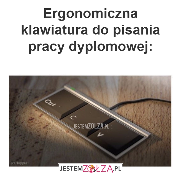 Ergonomiczna klawiatura.