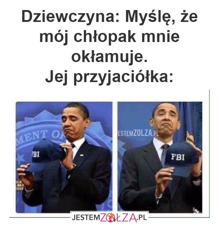 Dziewczyna: Myślę, że mój...