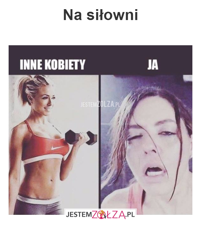 Na siłowni...