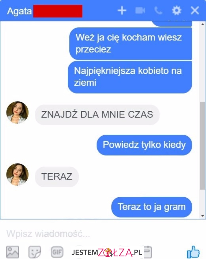 Ja cię kocham...