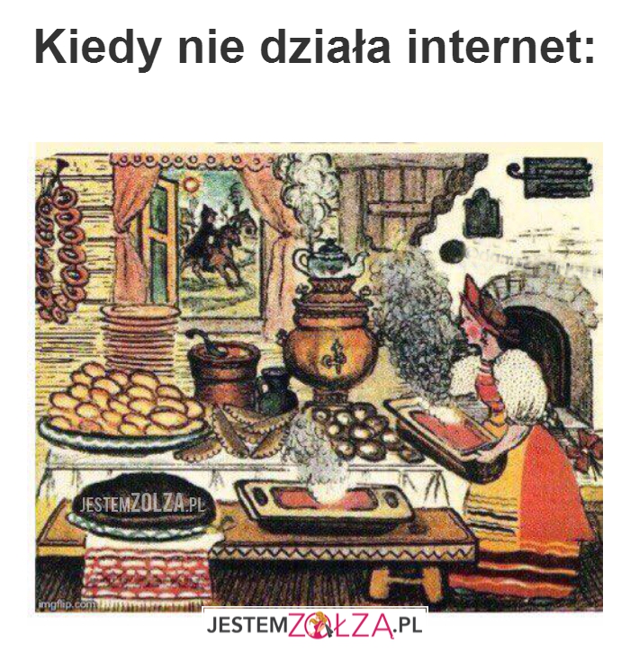 Kiedy nie działa internet...