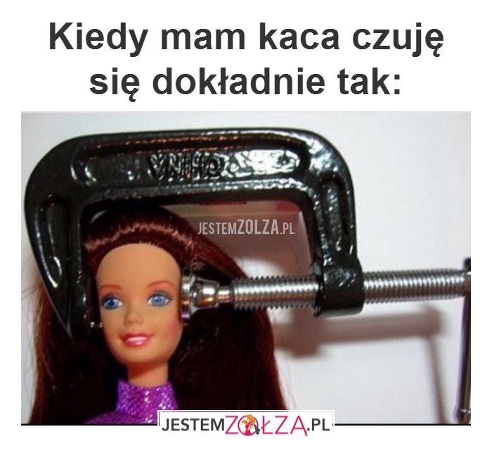 Kiedy mam kaca czuję...