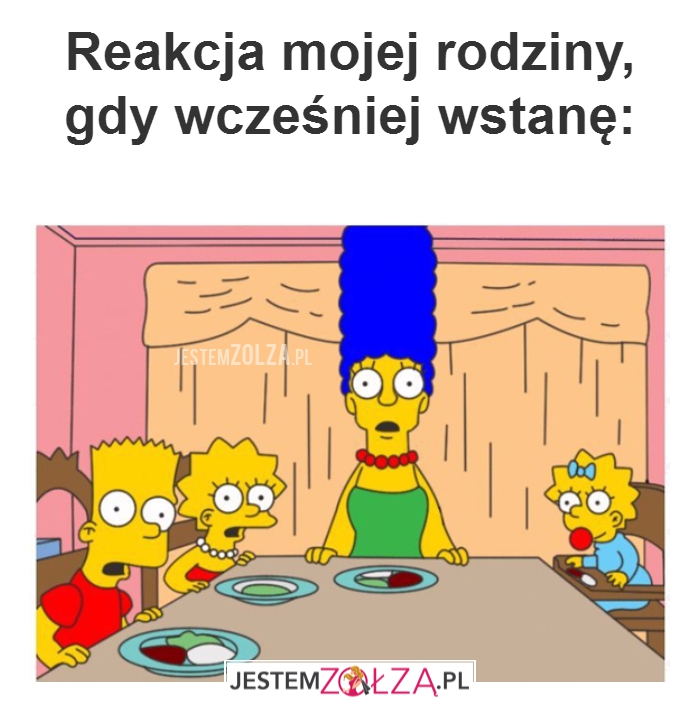 Reakcja mojej rodziny...
