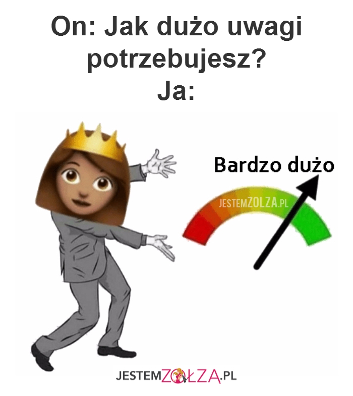 On: Jak dużo uwagi...