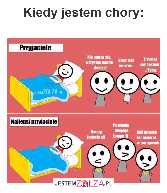 Kiedy jestem chory...