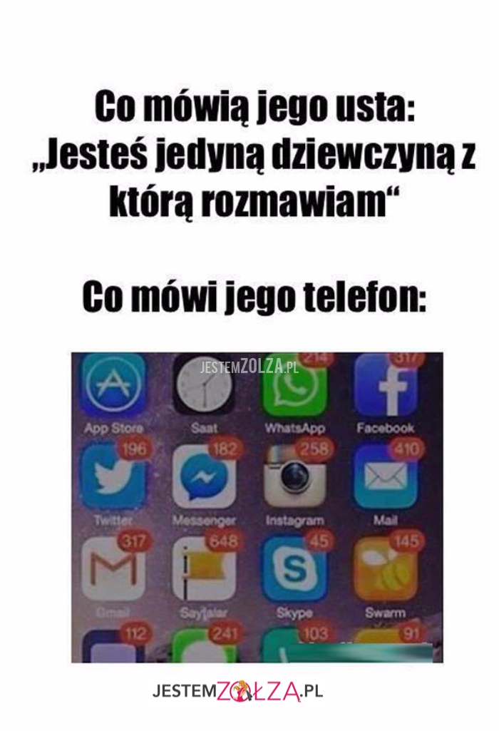 Co mówią jego...