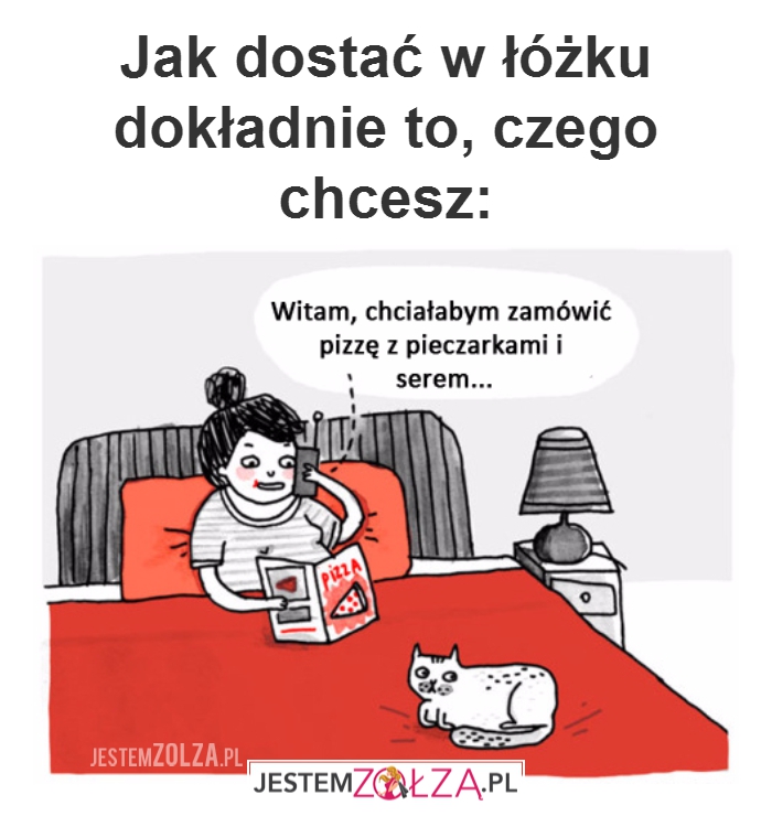 Jak dostać w łóżku