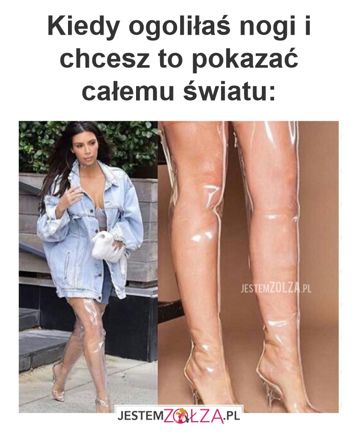 Kiedy ogoliłaś nogi