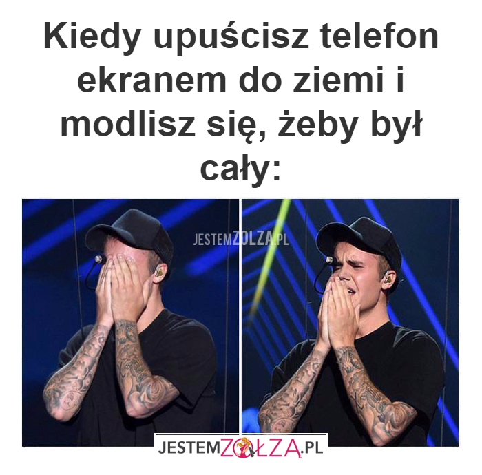 Kiedy upuścisz telefon