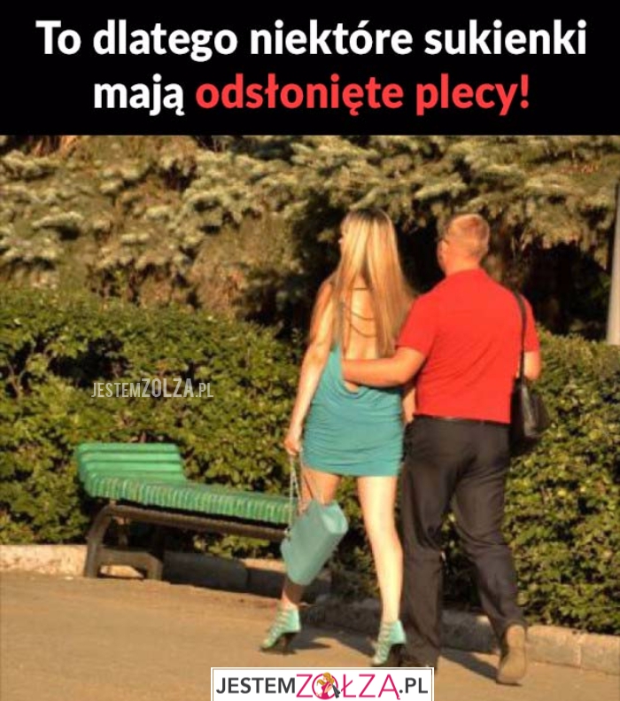 Odsłonięte plecy