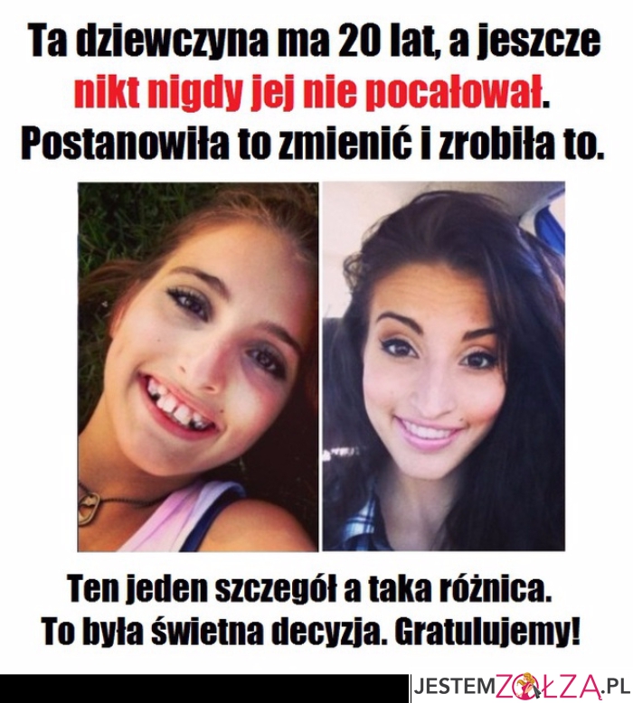 Nigdy nie całowała...