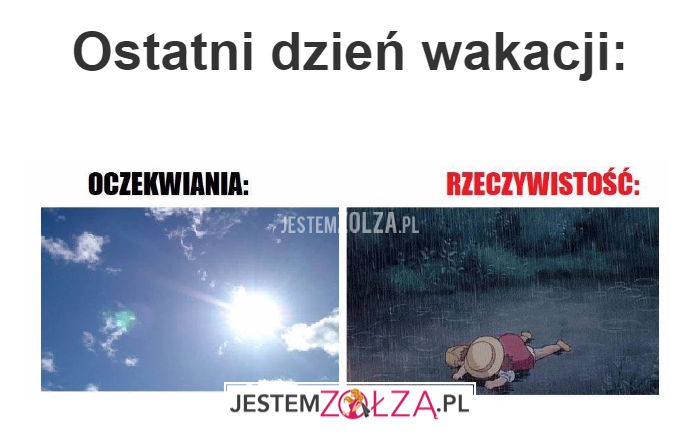 Ostatni dzień wakacji