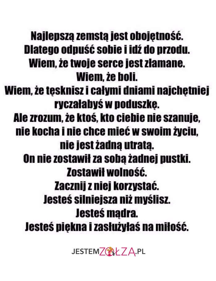 Najlepszą zemstą jest