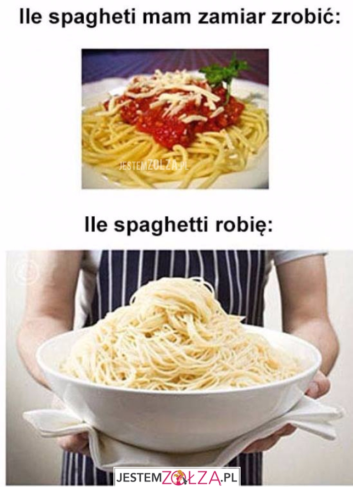 Ile spaghetti mam