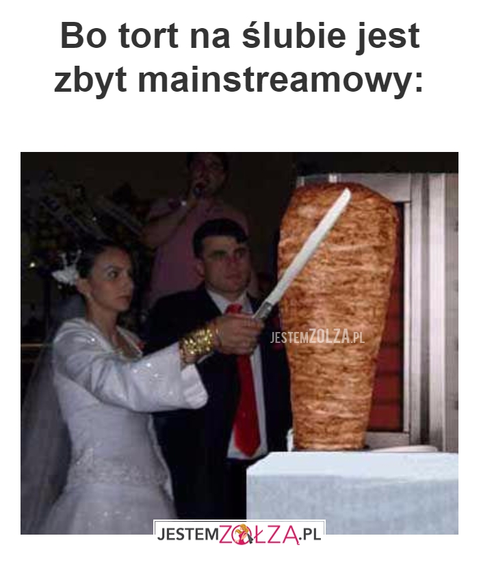 Bo tort na ślubie 