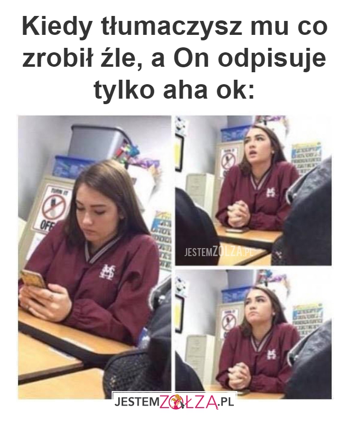 Kiedy tłumaczysz mu