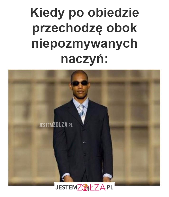 Kiedy po obiedzie przechodzę