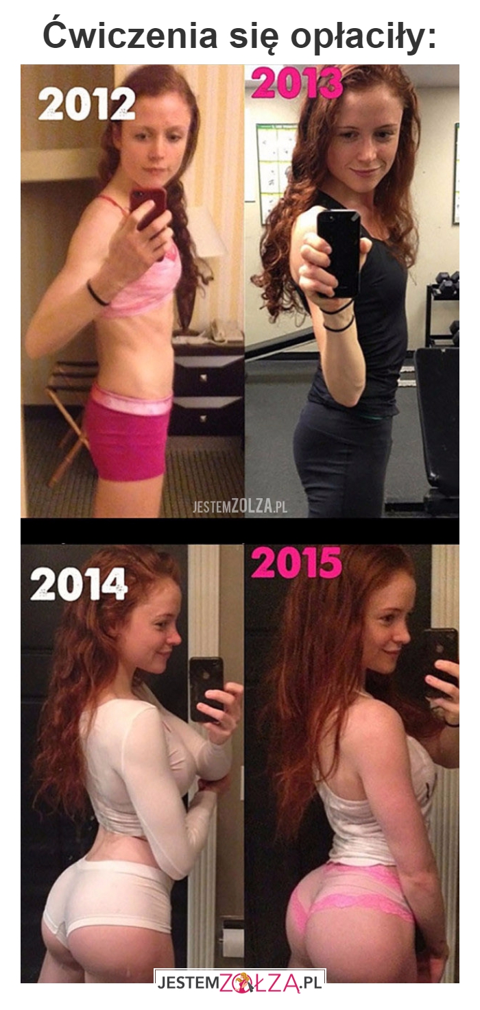 Ćwiczenia się opłaciły