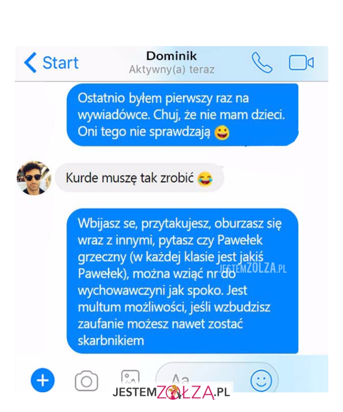 Ostatnio byłem pierwszy raz