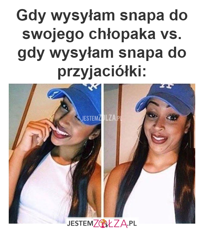 Gdy wysyłam snapa