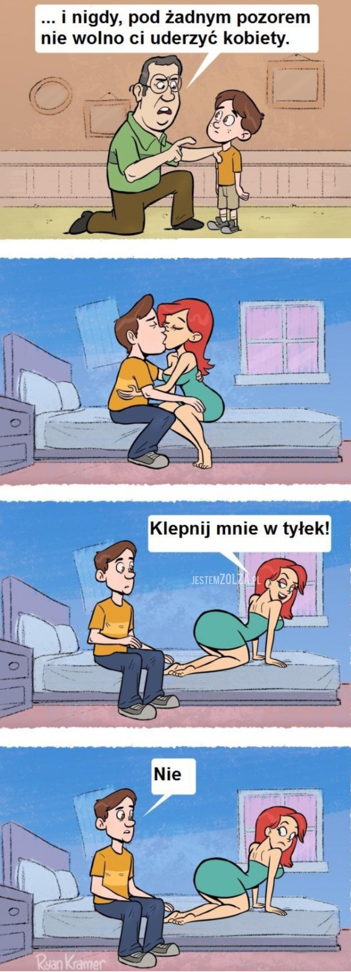 i nigdy, pod żadnym pozorem