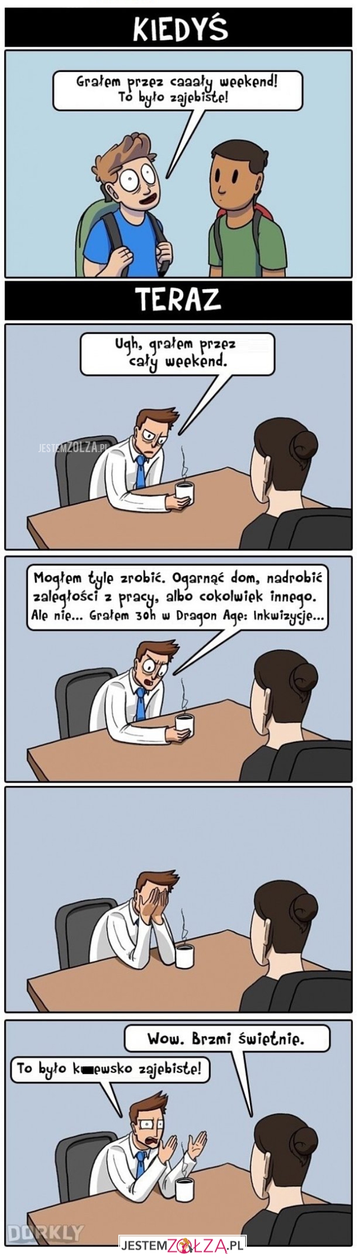 grałem przez cały