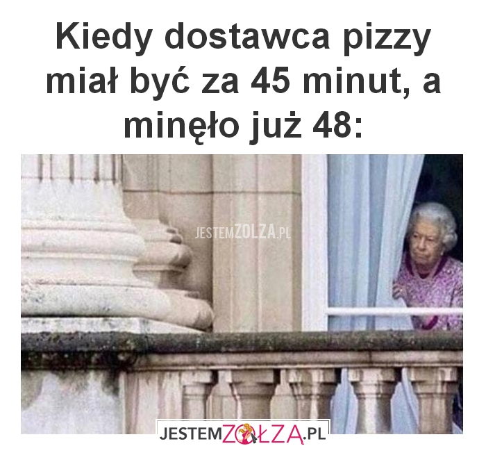 Kiedy dostawca pizzy
