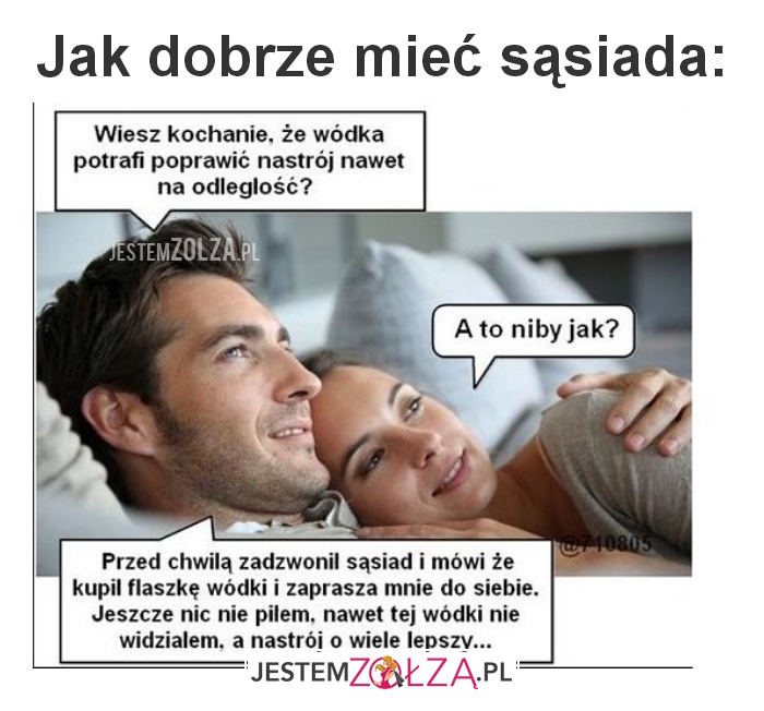 Jak dobrze mieć sąsiada