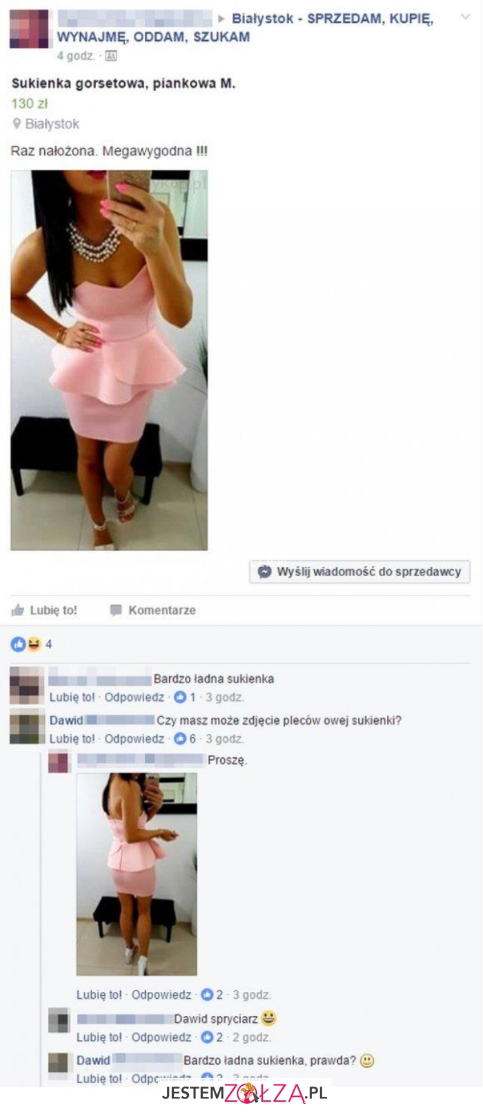 raz nałożona