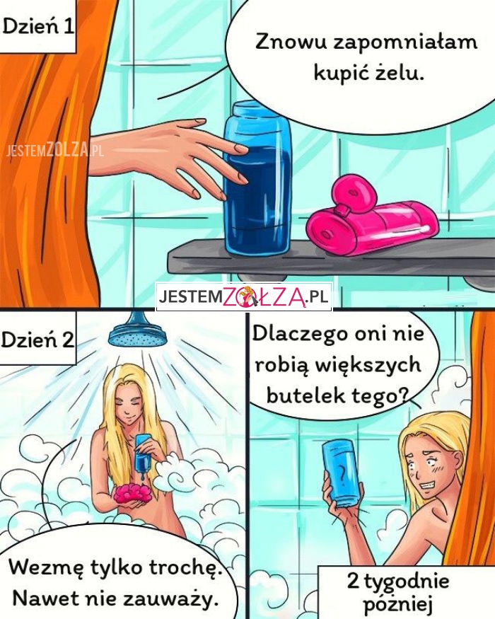 Znowu zapomniałam...