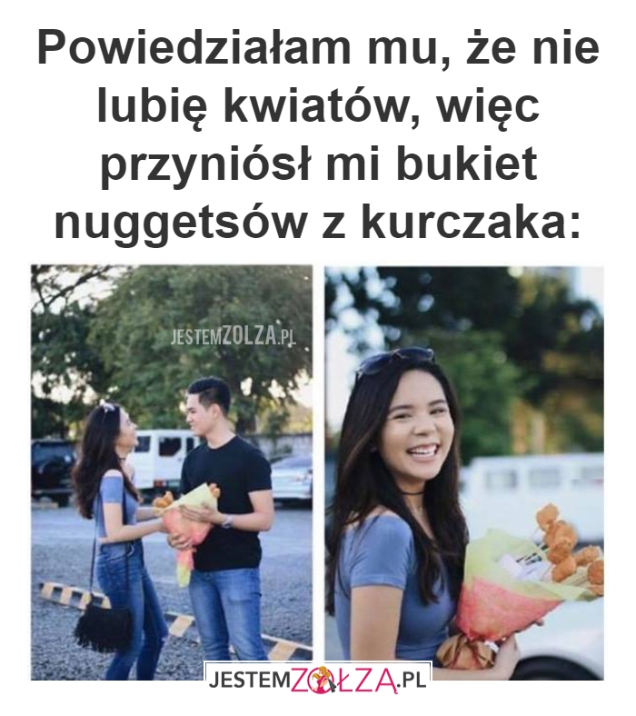 Powiedziałam mu, że nie