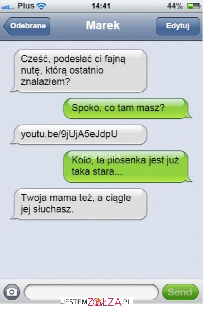 cześć, odesłać