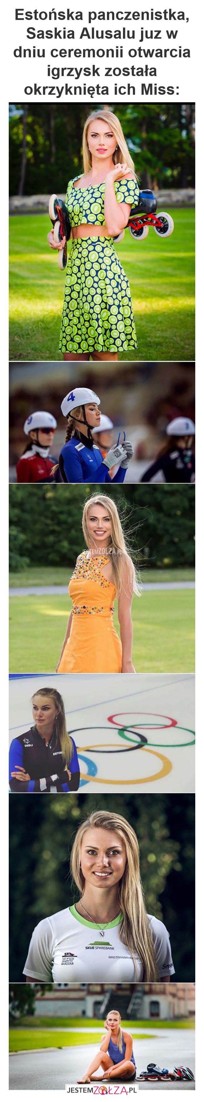 Estońska panczenistka, Saskia Alusalu 