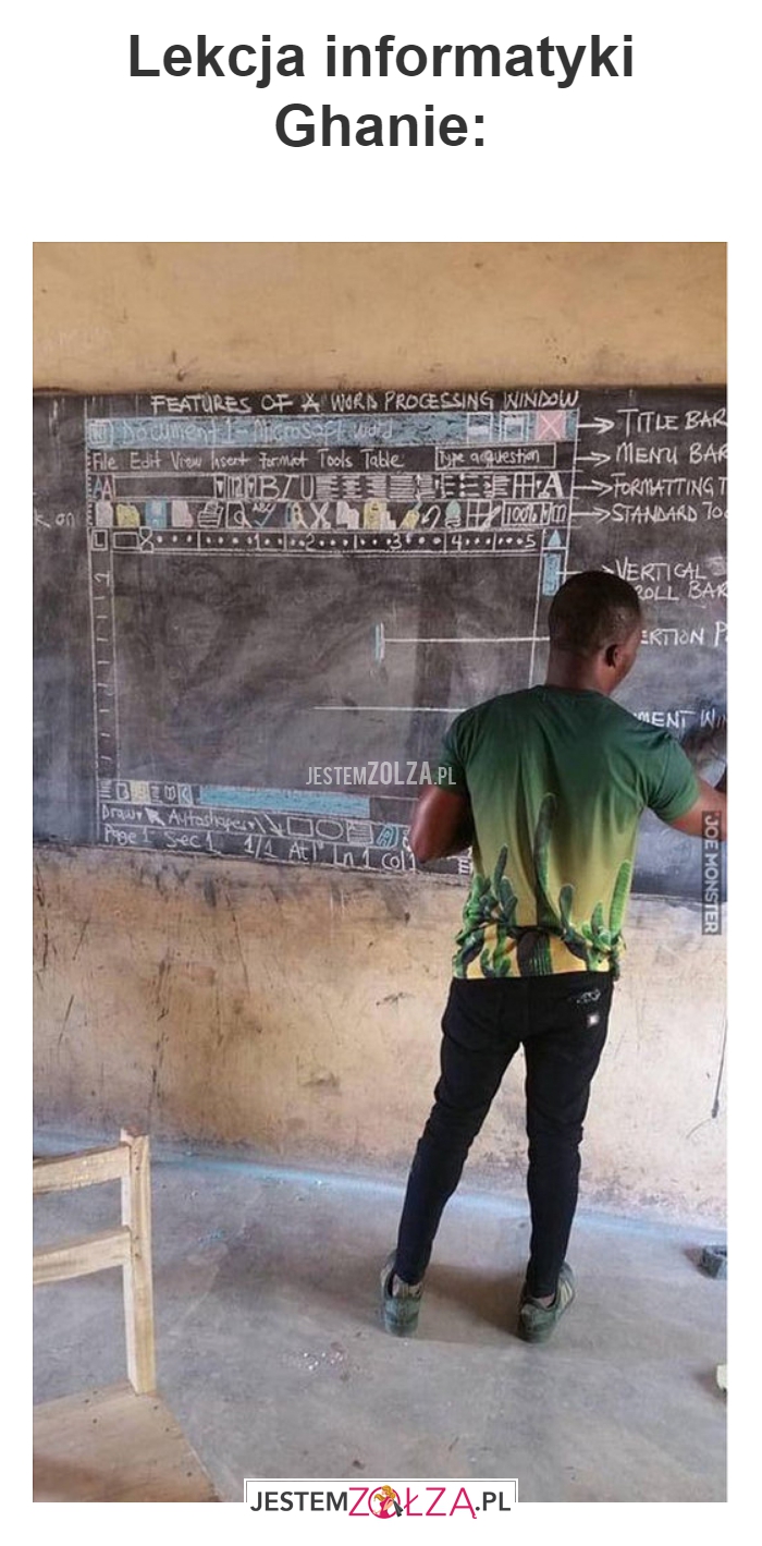 Lekcja informatyki Ghanie