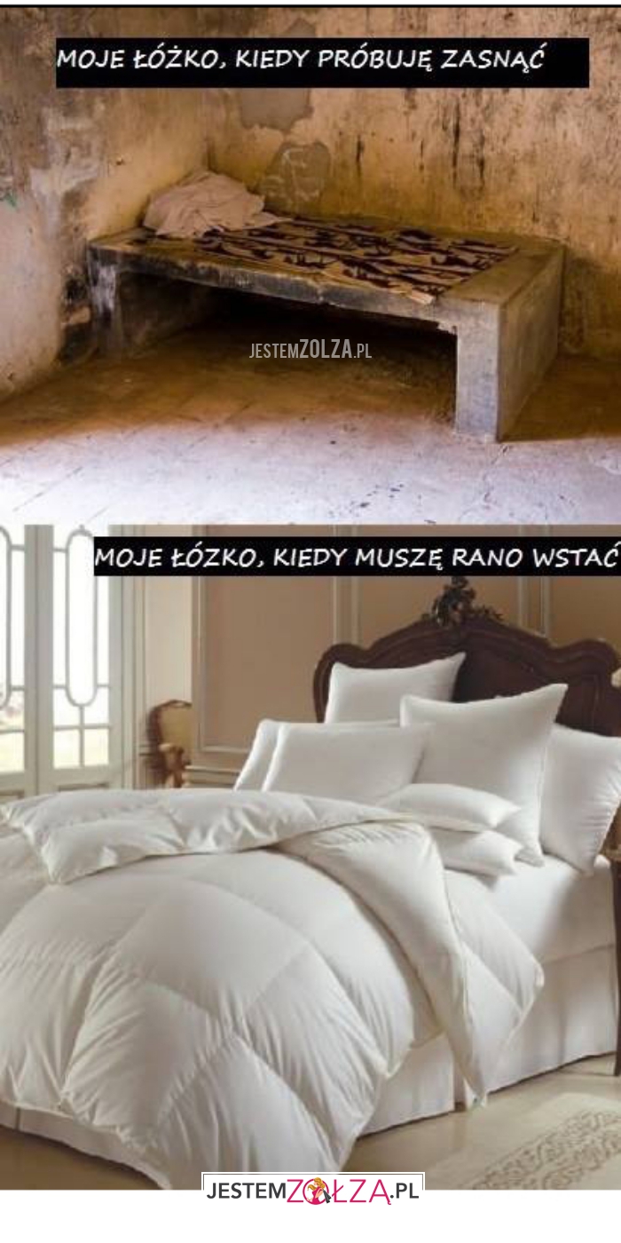 moje łózko
