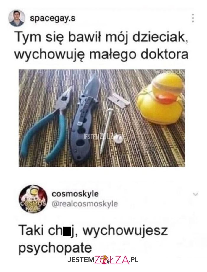 tym bawił się
