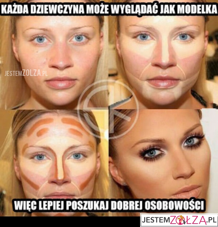 Jak modelka...