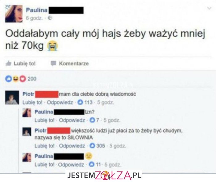 oddałabym cały mój