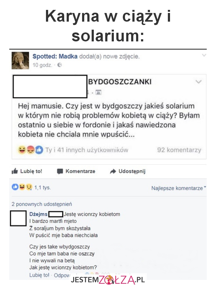 Karyna w ciąży i solarium: