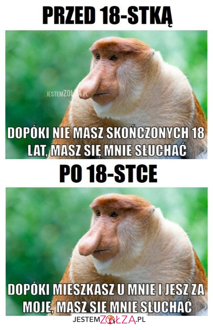 przed 18-stką